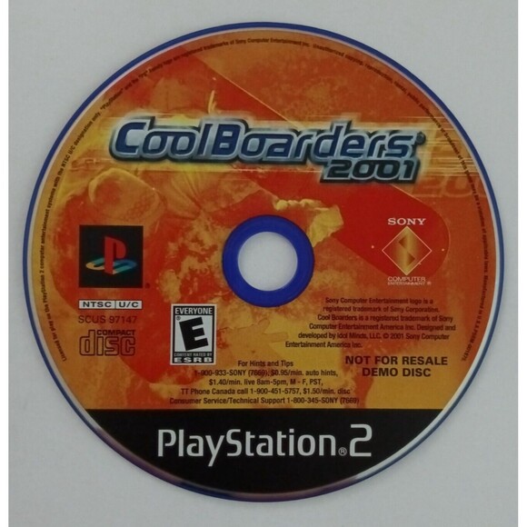 Cool Boarders 2001 Sony PlayStation 2 Video Game Disc only Snowboarding Game - Picture 1 of 7